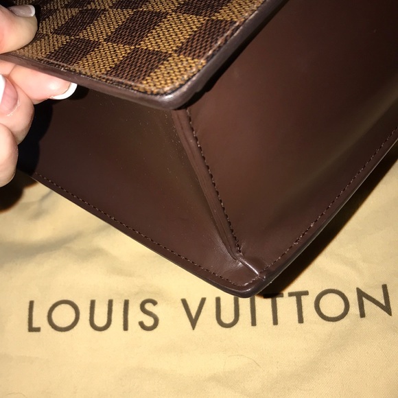 2X⭐️Host Pick⭐️ Louis Vuitton DAMIER EBENE SAC PLAT - Picture 5 of 9